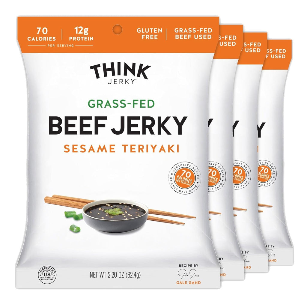 Sesame Teriyaki Beef Jerky Grass-Fed (4 Pack)