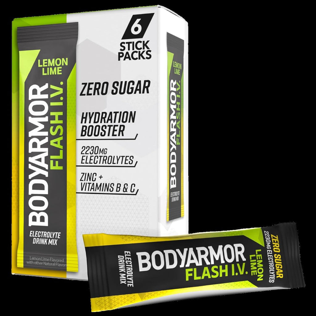Flash IV Lemon Lime Electrolyte Drink Mix Packets (6 CT)