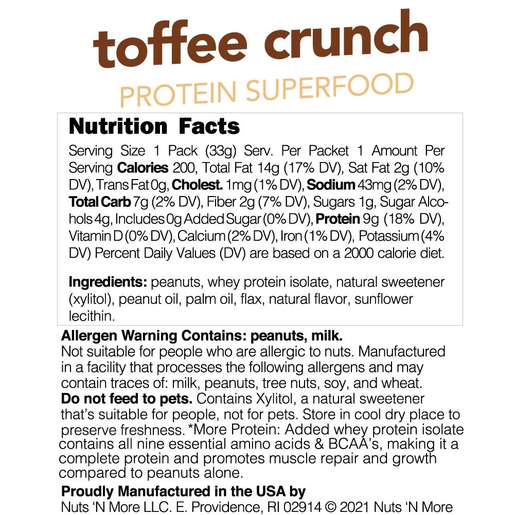 Toffee Crunch Nut Spread (10 CT)
