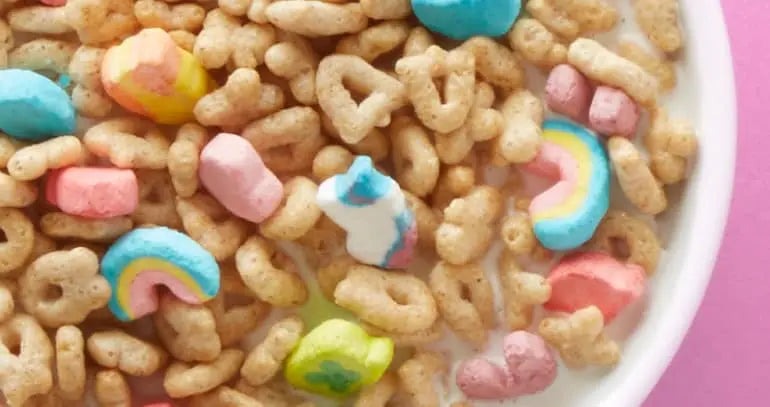 Lucky Charms Jumbo Rainbow Cereal - Large Size