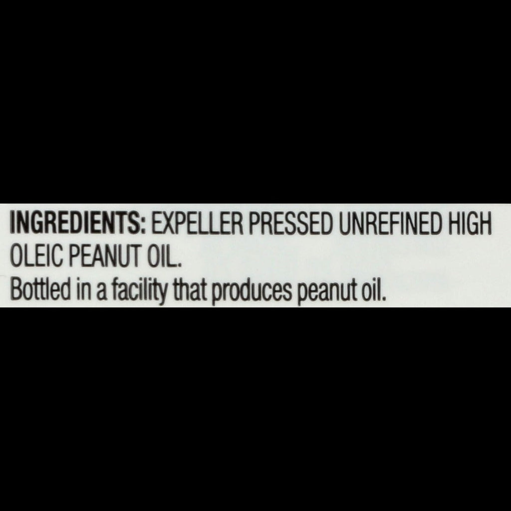 Unrefined Peanut Oil