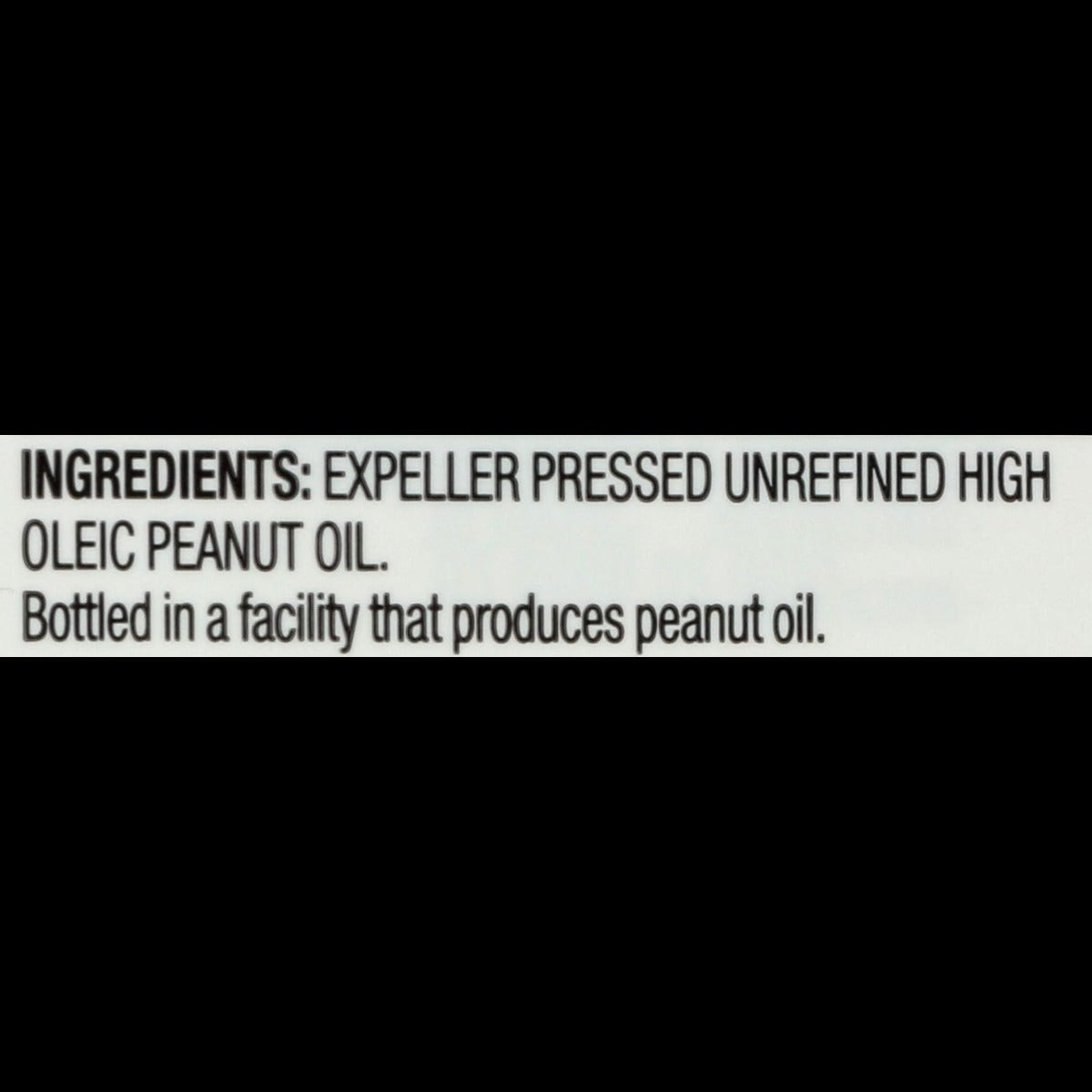 Unrefined Peanut Oil