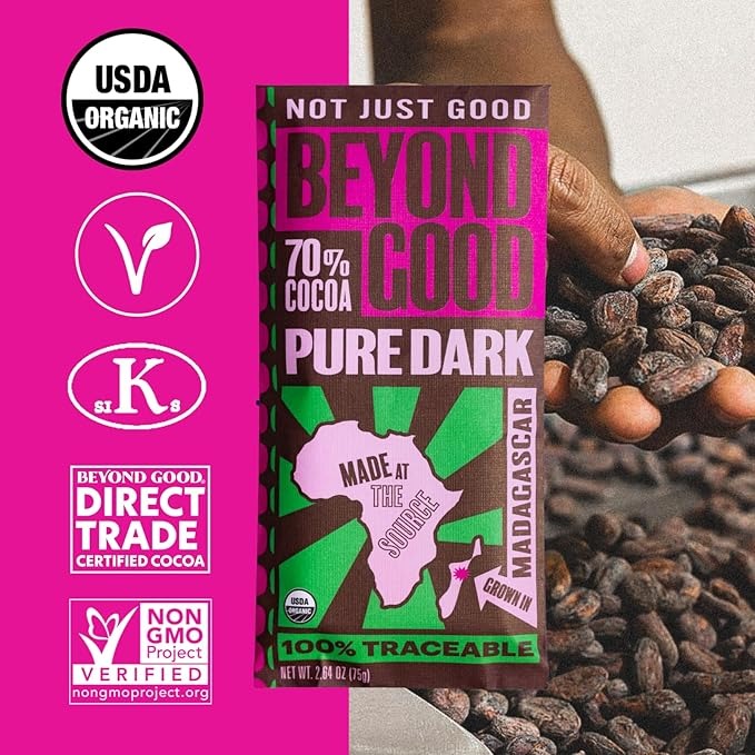 Madagascar 80% Dark Chocolate Bar