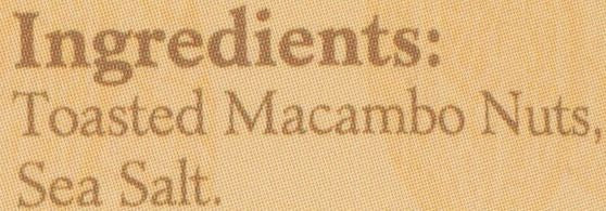 Organic Macambo Beans