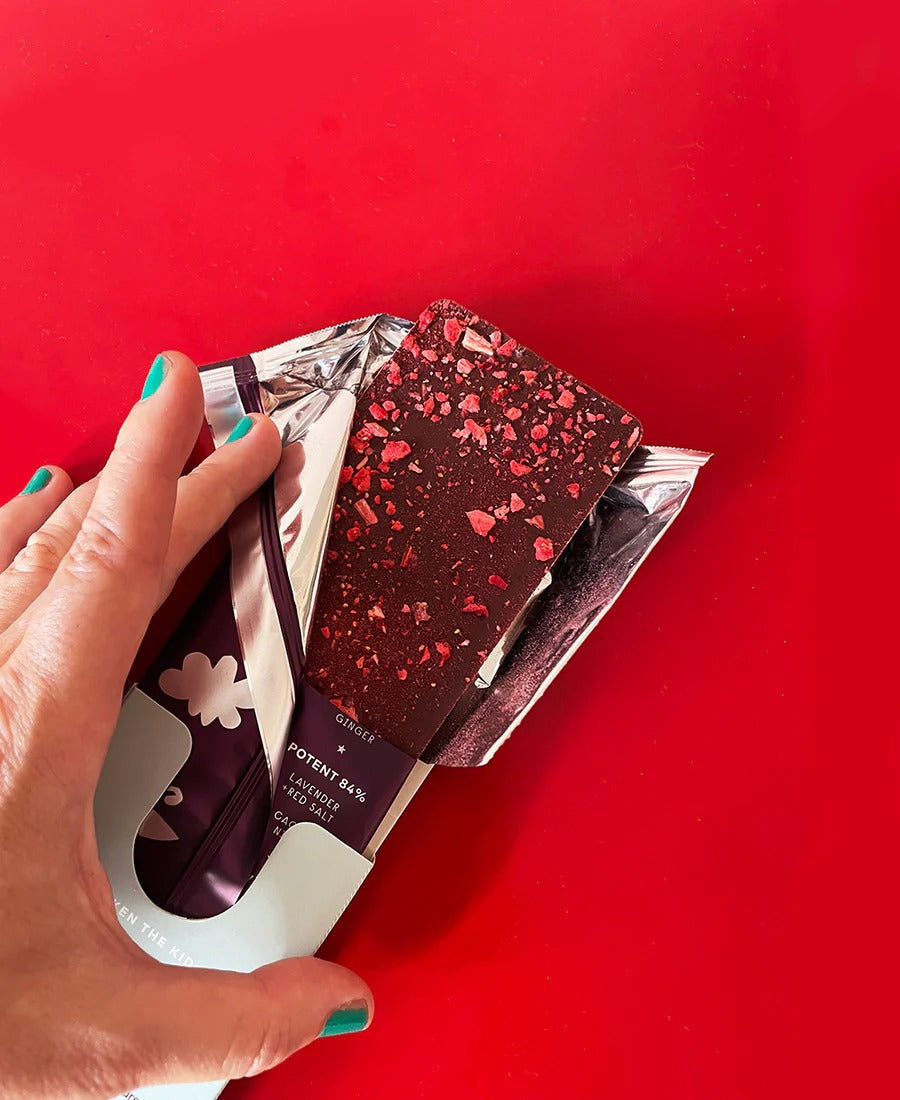 Strawberry + Hibiscus Chocolate Bar