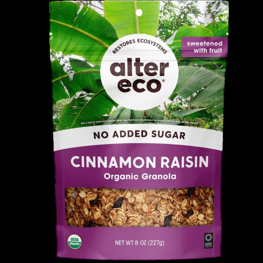 Organic Cinnamon Raisin Granola