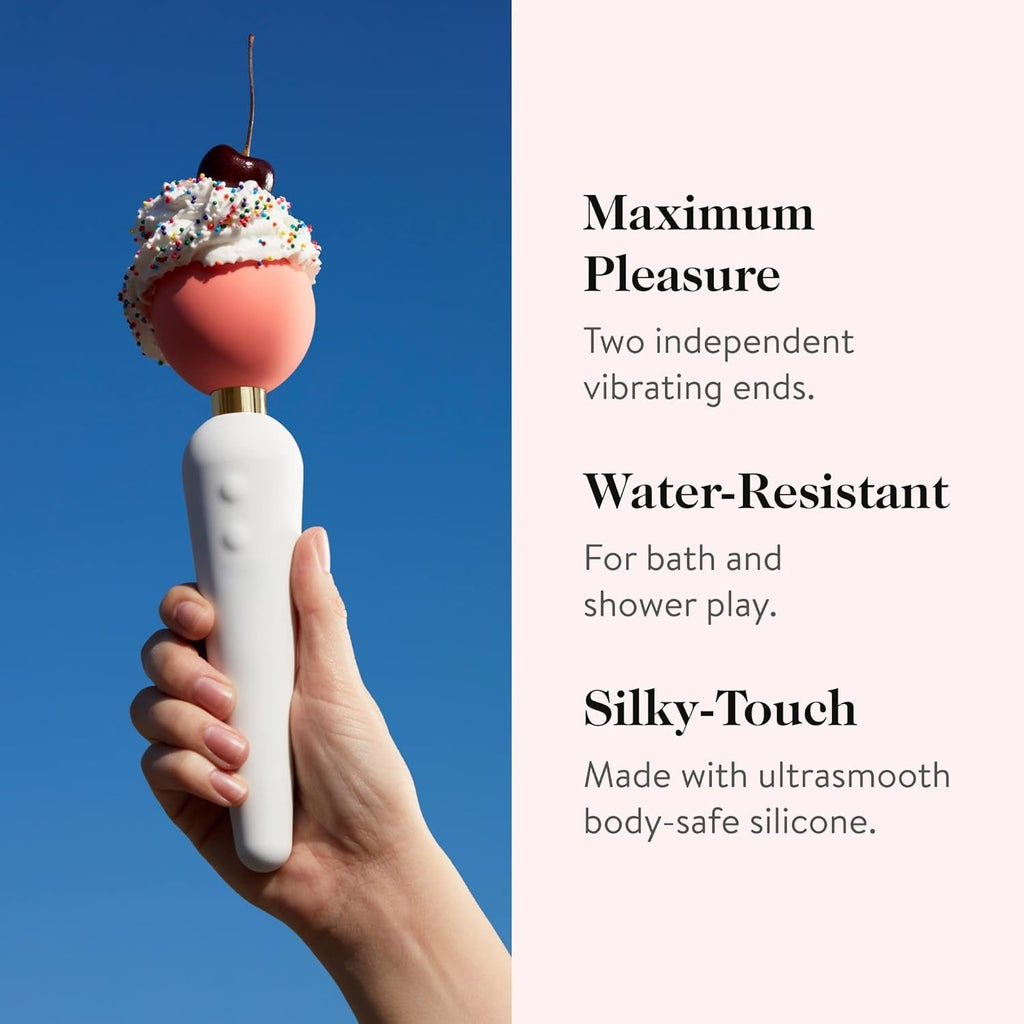 Double-Sided Wand Vibrator
