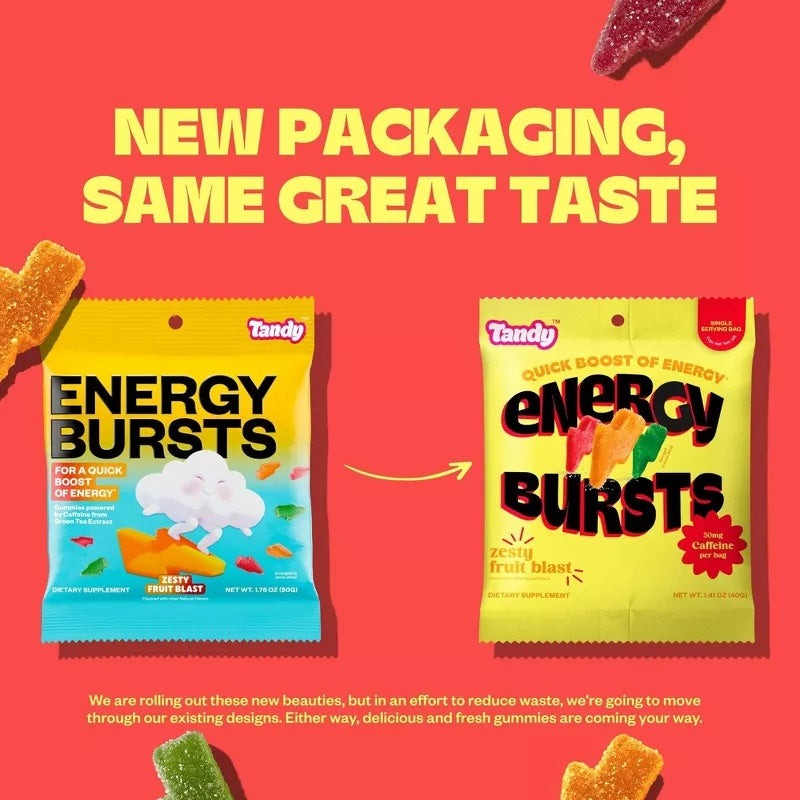 Energy Bursts Zesty Fruit Blast Gummies