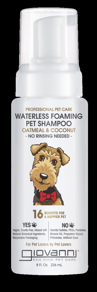 Waterless Foaming Pet Shampoo For Dog