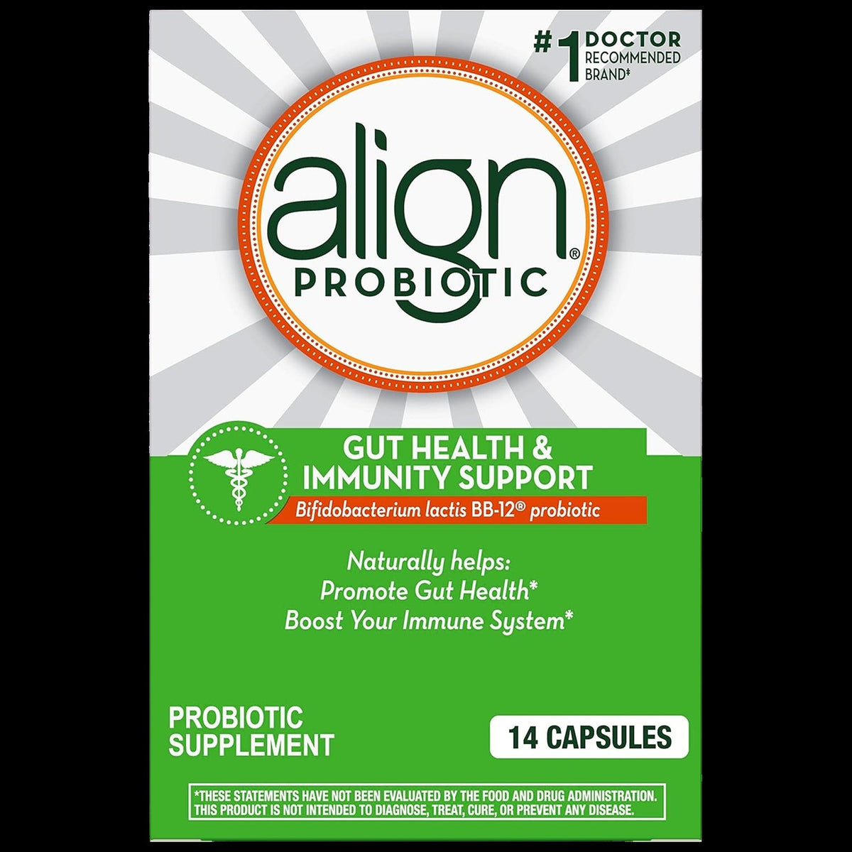 Gut Health & Immunity Support Probiotic Capsules (14 CT)