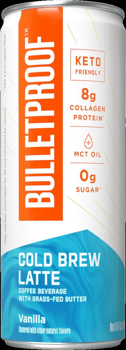 Cold Brew Vanilla Latte Coffee (12 Pack)