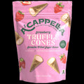 Strawberry Truffle Cones