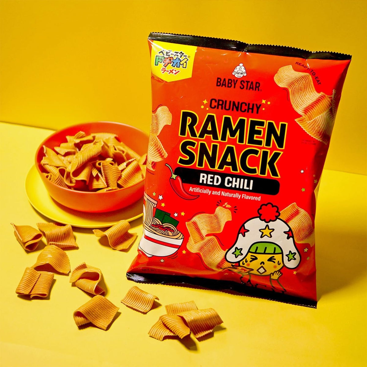 Red Chili Crunchy Ramen Snack