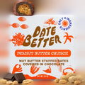 Peanut Butter Crunch Stuffed Dates