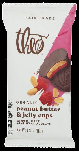 Chocolate Peanut Butter & Jelly Cups Organic