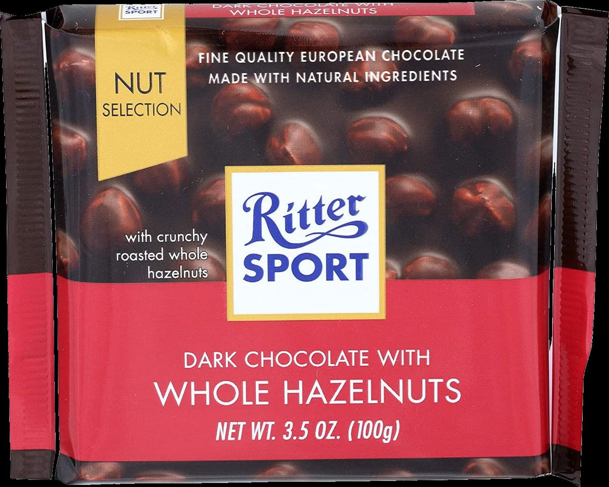Dark Chocolate & Whole Hazelnut Bar