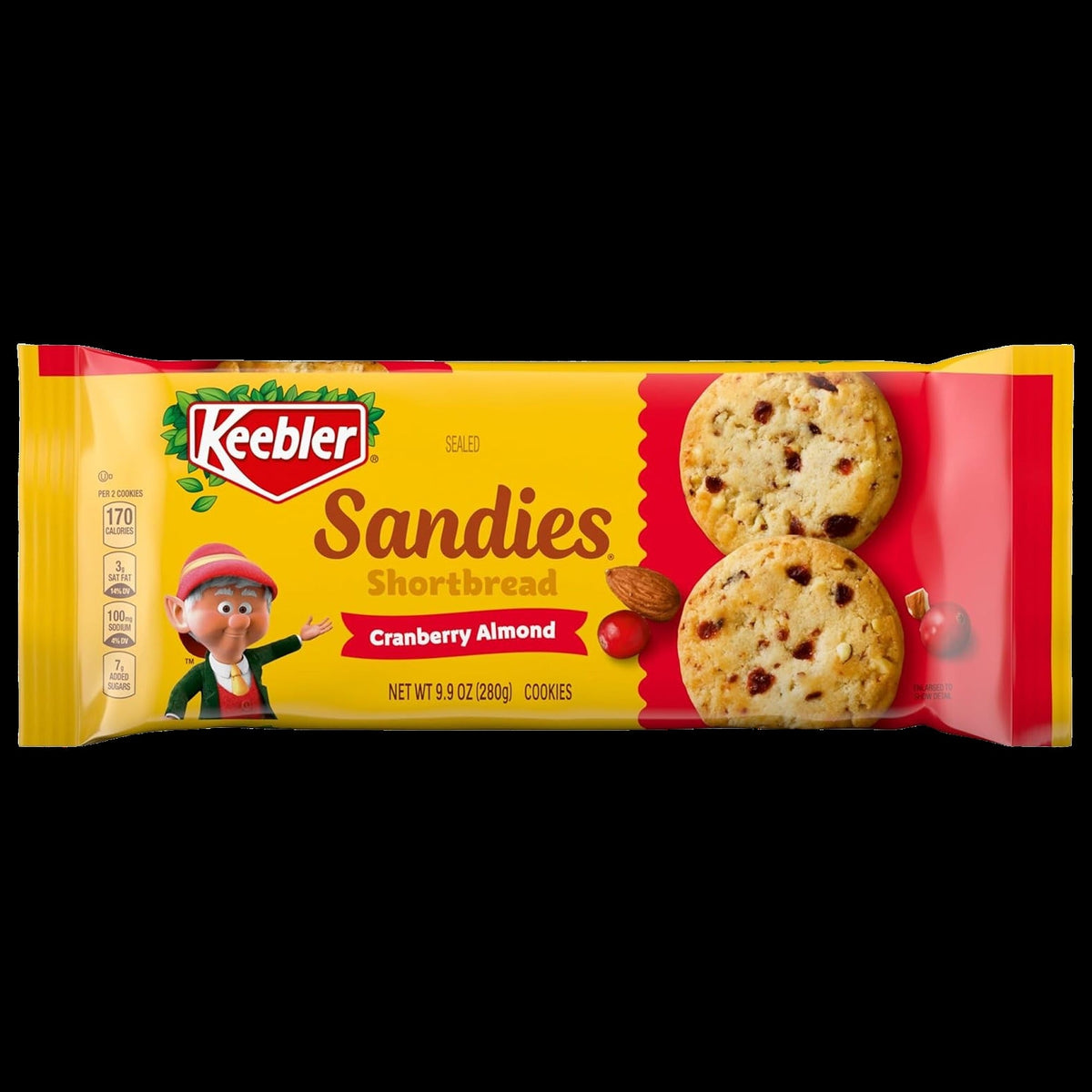 Sandies Shortbread - Cranberry Almond