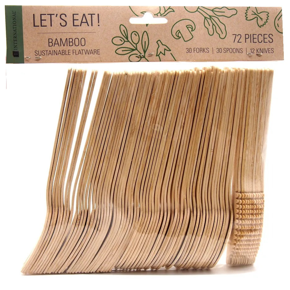 Bamboo Flatware Sets (72 CT)