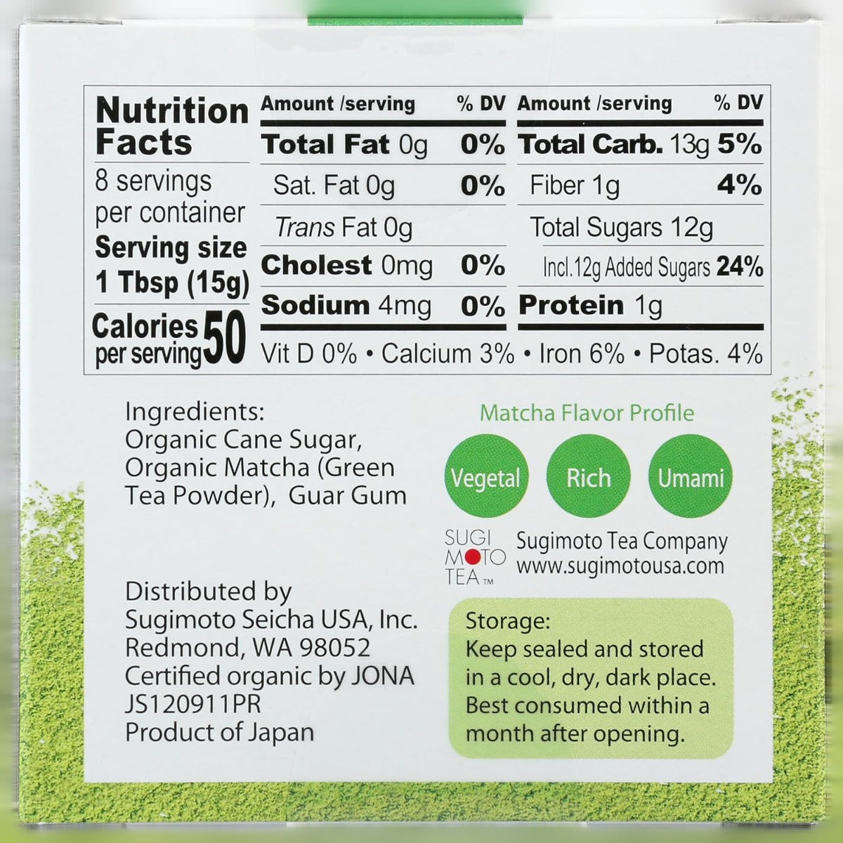 Organic Matcha Latte Mix