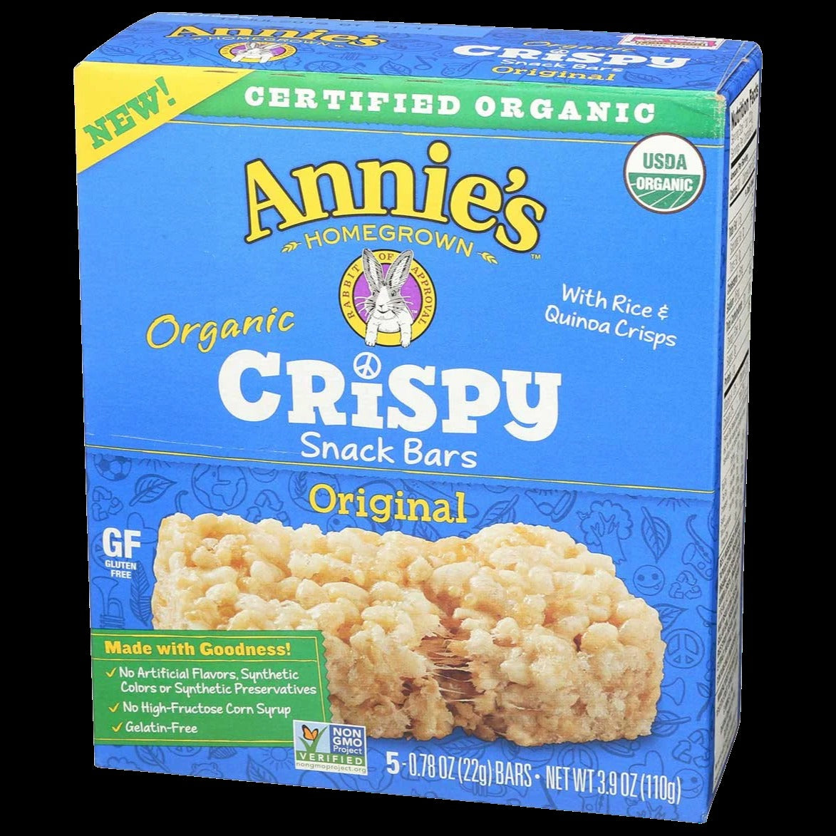 Organic Original Crispy Snack Bars (5 CT)