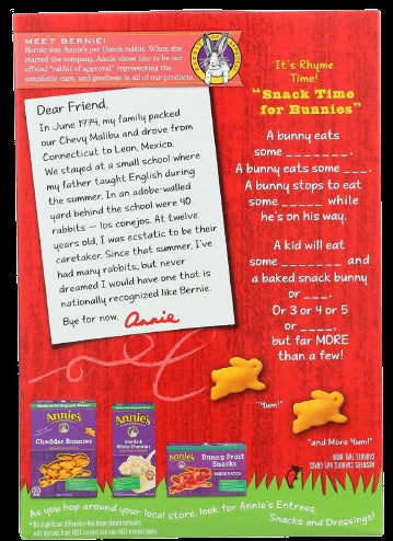 Crackers Extra Cheesy Cheddar Bunnies