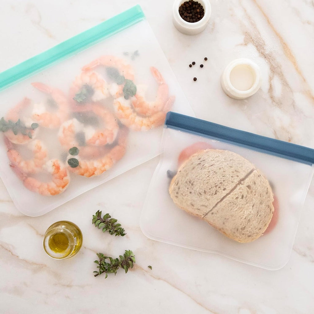 Reusable PEVA Food Bag - Assorted Sizes (6 CT)