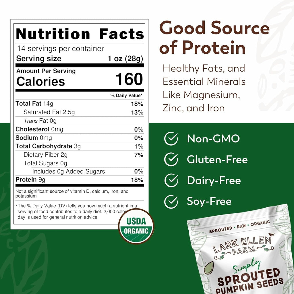 Organic Sprouted Pumpkin Seeds