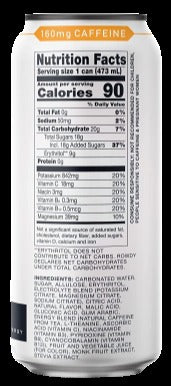 Orange Citrus Energy Drink