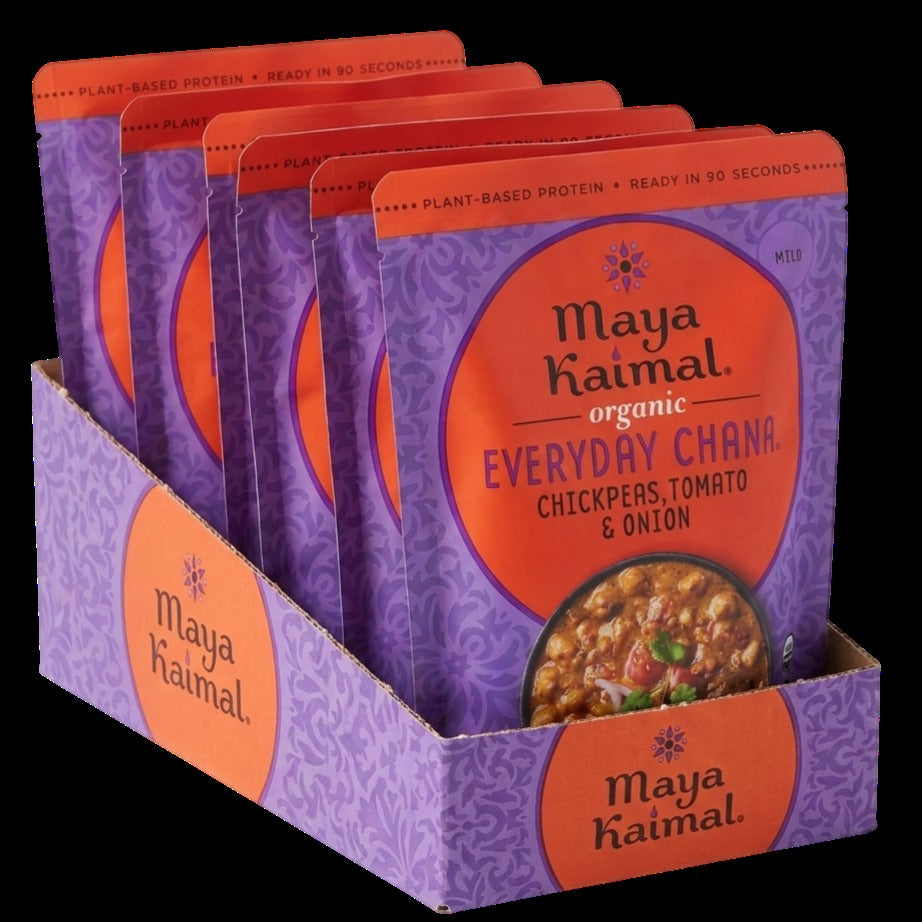 Organic Everyday Chana Chickpeas, Tomato & Onion (6 CT)