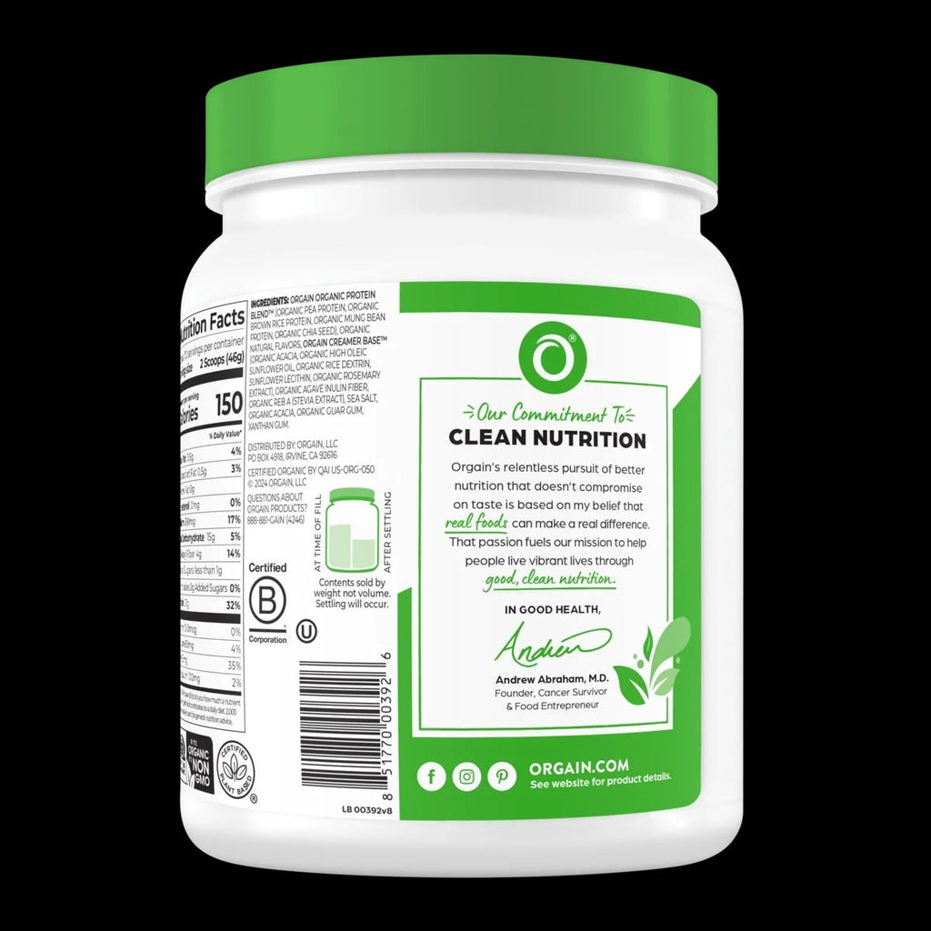 Organic Vanilla Protein Powder