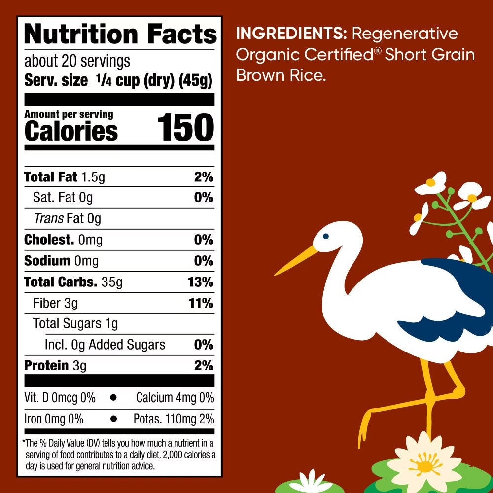 Organic Short Grain Brown Rice