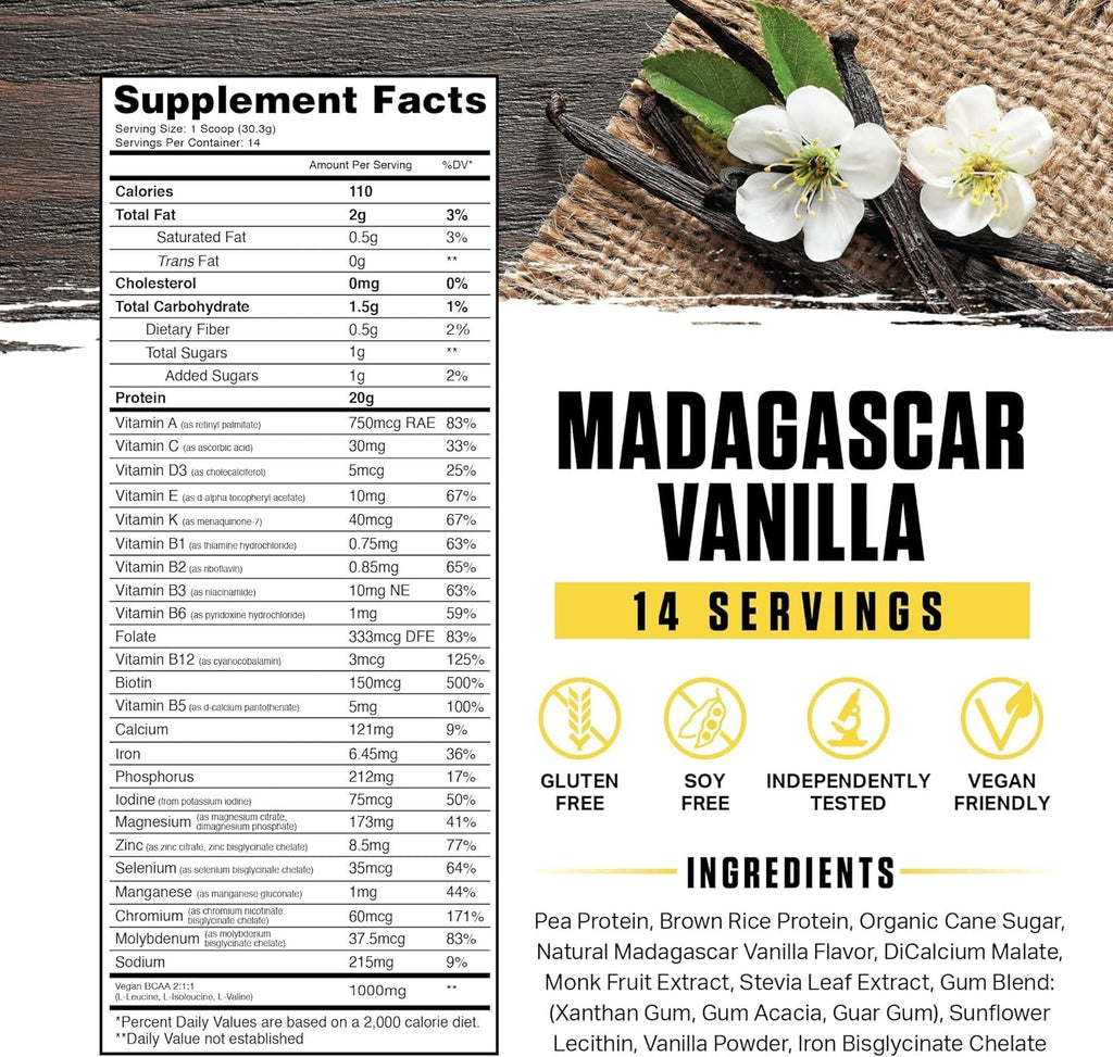 Vanilla Plant Protein