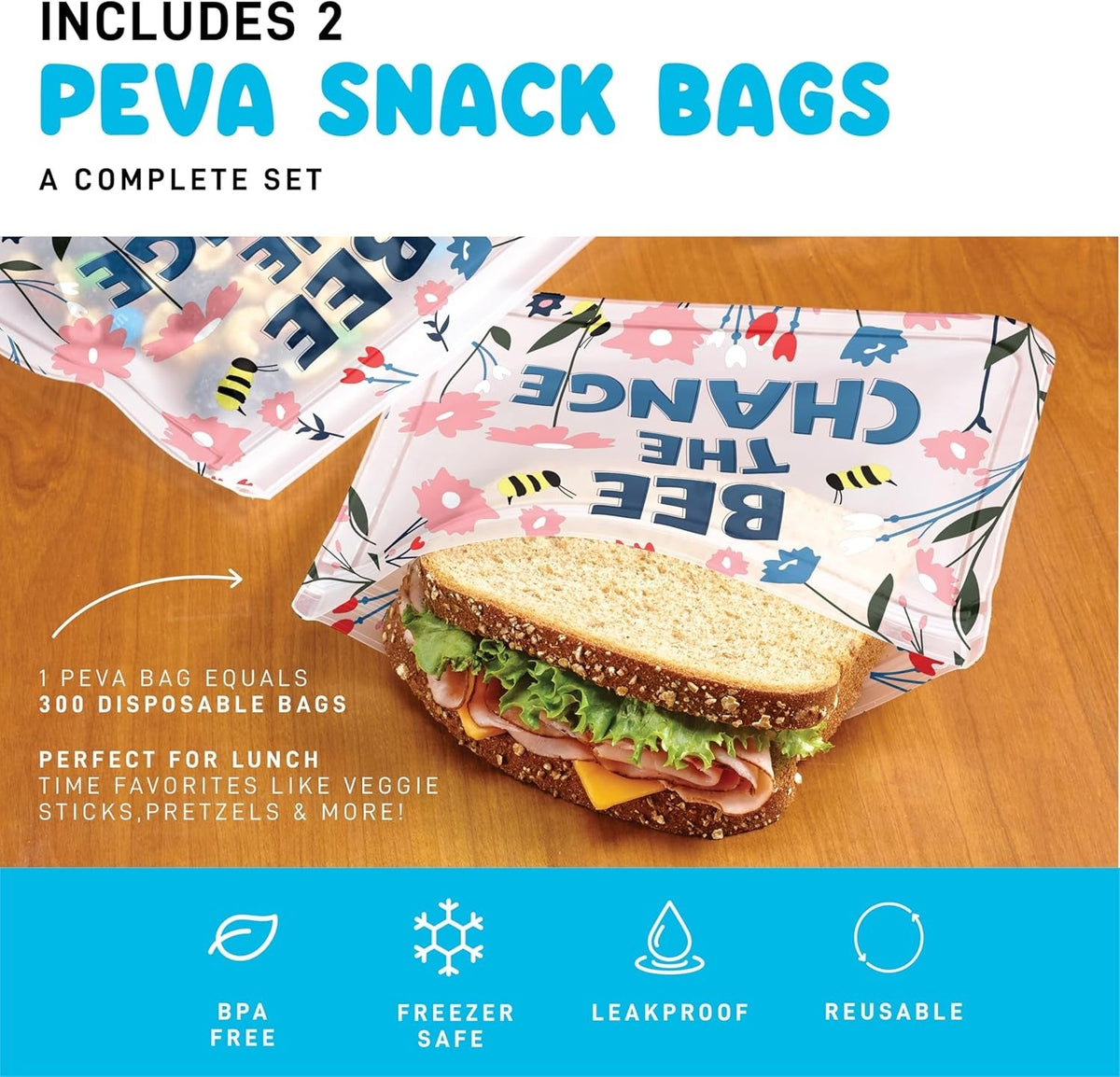 Insulated Lunch Box For Kids - Bee The Change