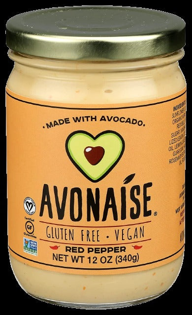 Red Pepper Vegan Avocado Mayonnaise