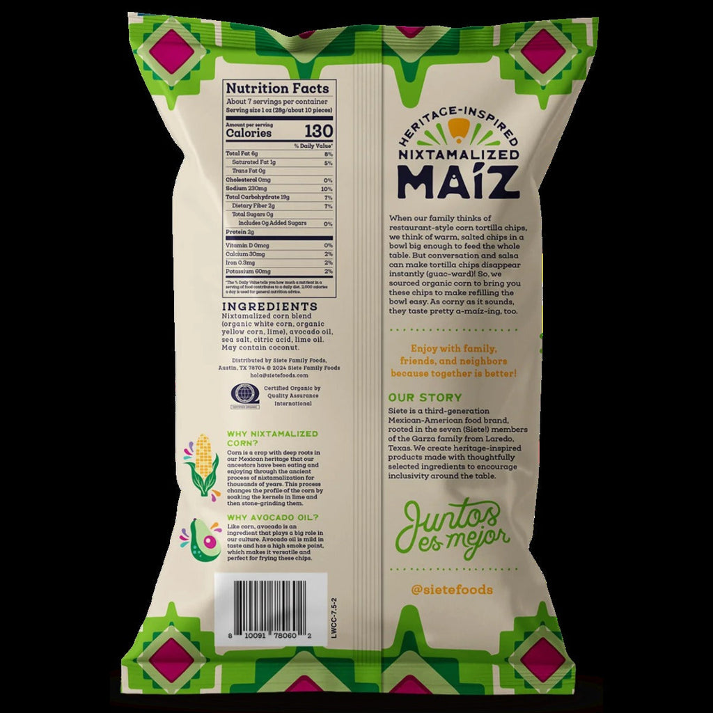 Lime Corn Tortilla Chips