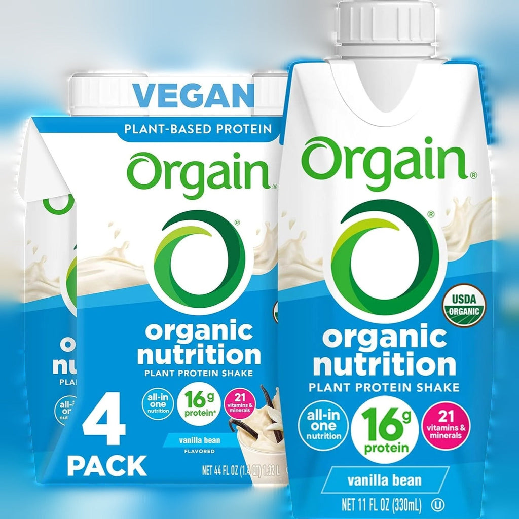 Organic Vanilla Bean Protein Shake (4 Pack)