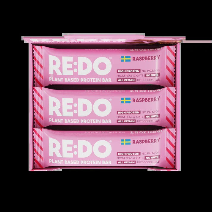 Plant-Based Raspberry Protein Bars (9 CT)