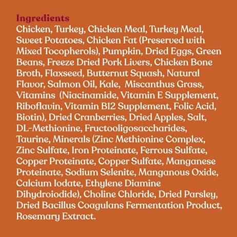 Grain-Free Chicken, Turkey, and Bone Broth Dry Cat Food