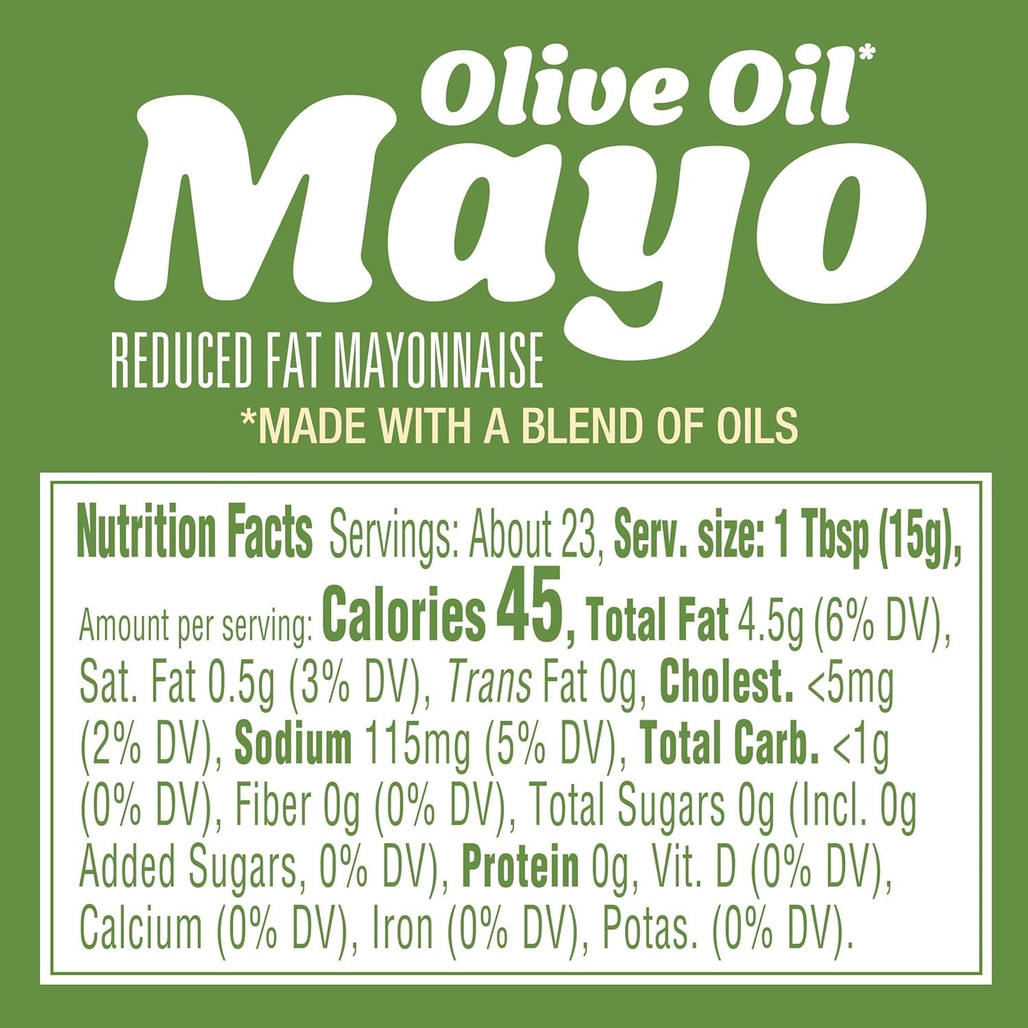 Mayo with Olive Oil (Squeeze Bottle)