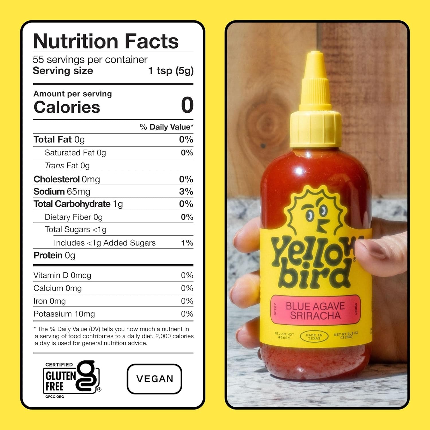 Blue Agave Sriracha Hot Sauce
