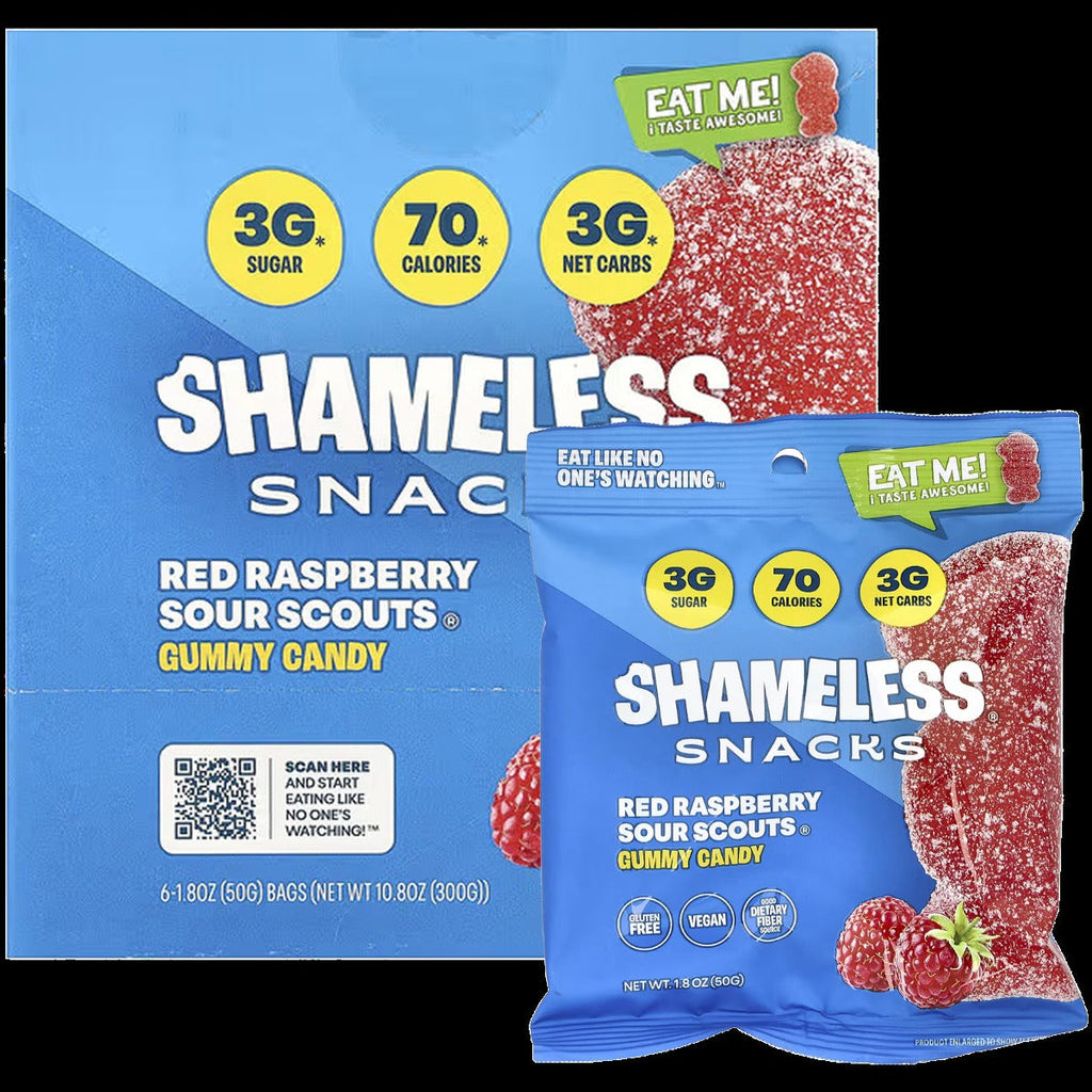 Red Raspberry Sour Scouts Gummy Candy (6 CT)