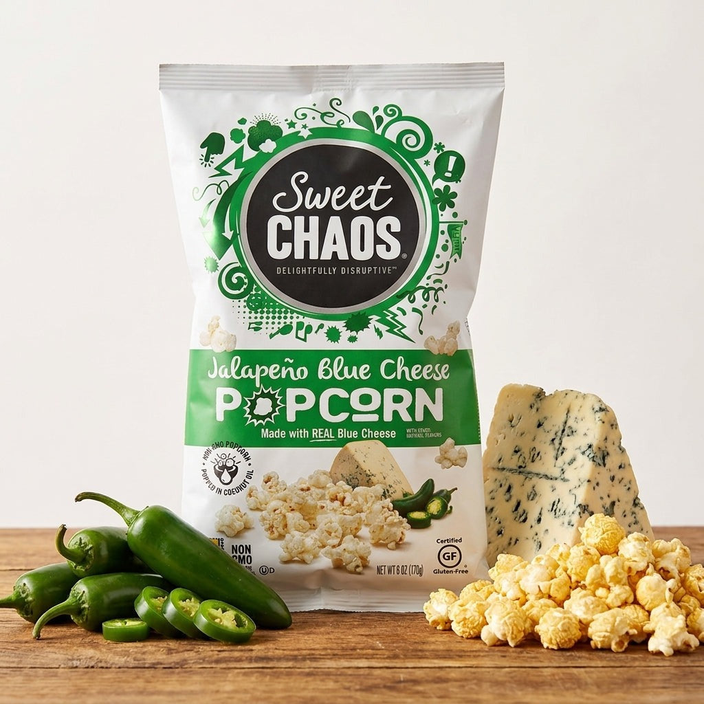 Jalapeno Blue Cheese Popcorn