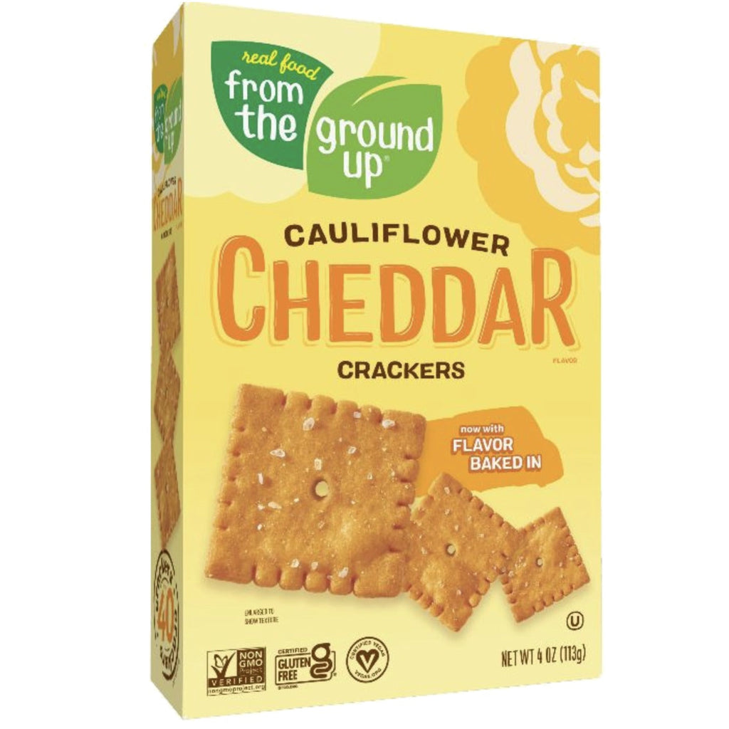 Cauliflower Cheddar Crackers