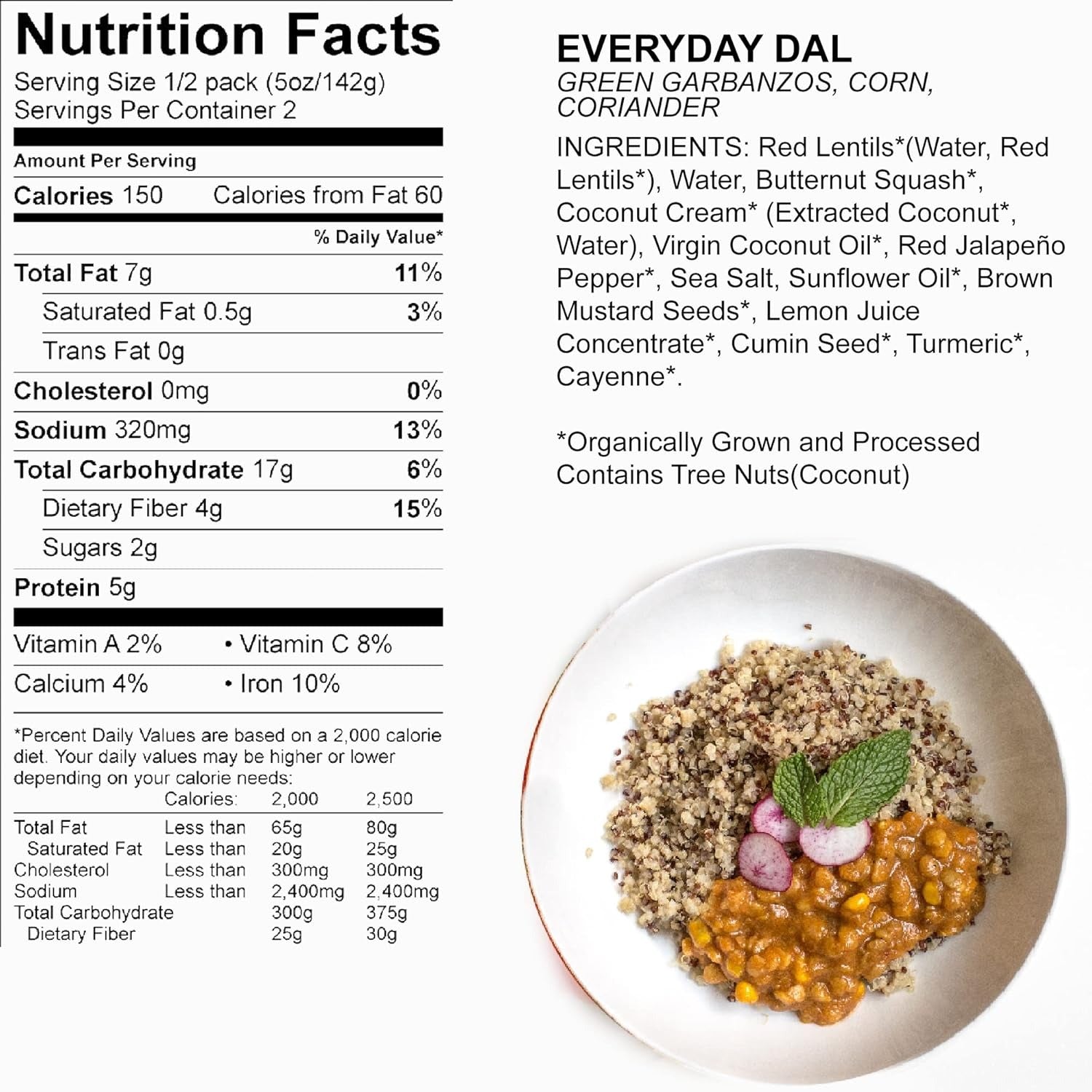 Everyday Dal Green Garbanzo, Corn & Coriander (6 Pack)