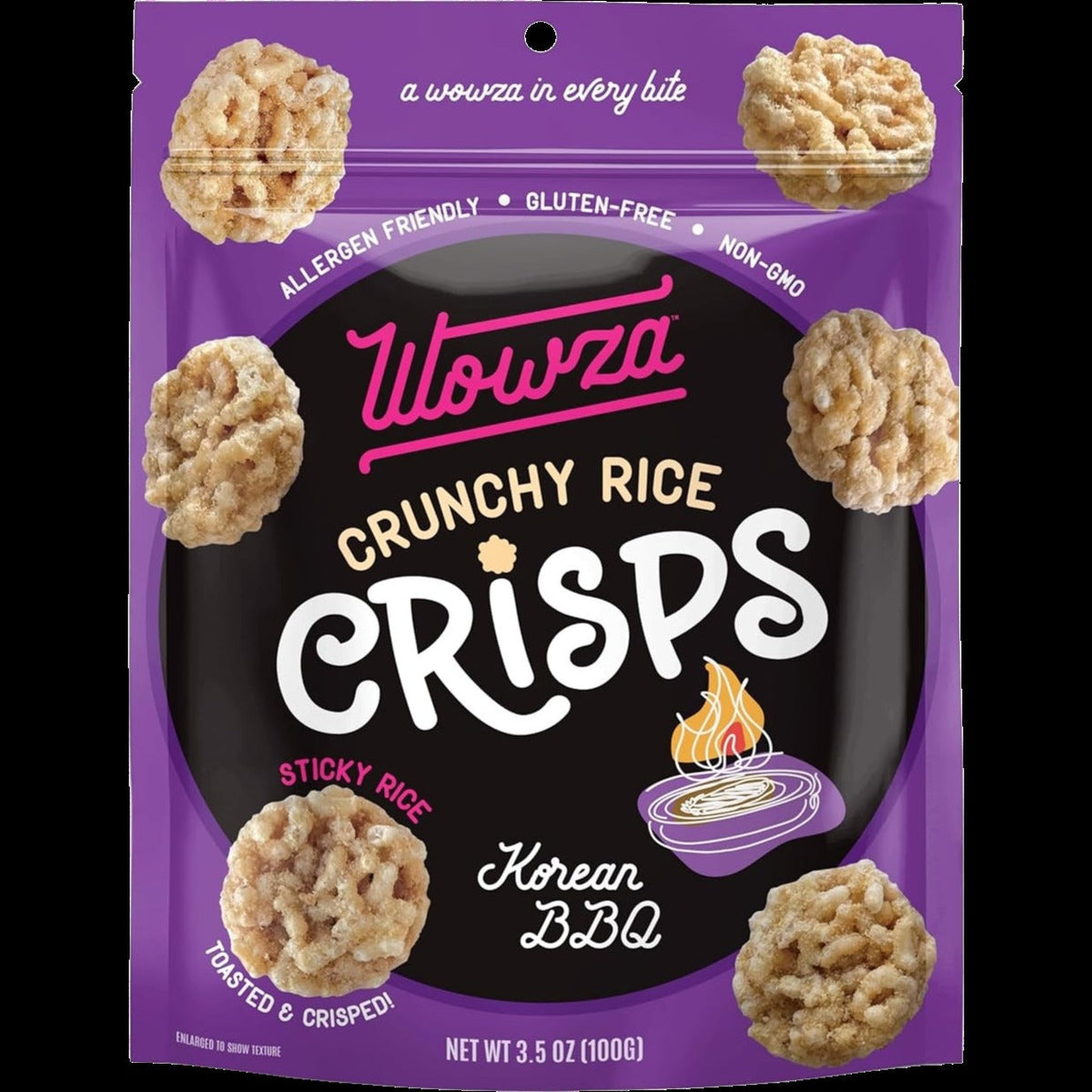 Korean BBQ Crunchy Rice Crisps
