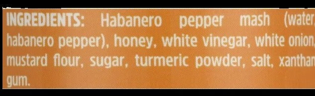 Habanero Honey Mustard Sauce
