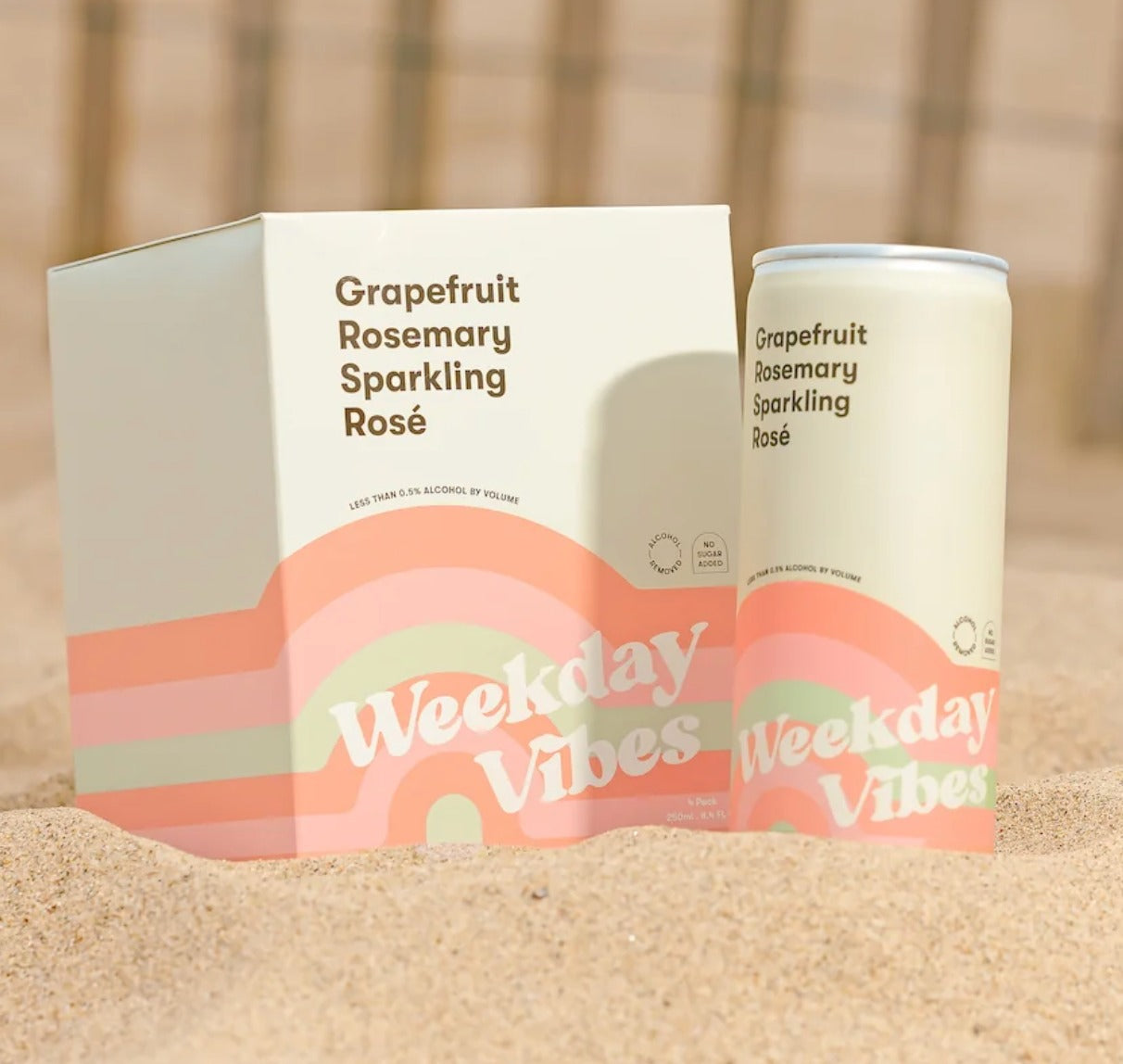 Grapefruit Rosemary Sparkling Rose (4 pack)