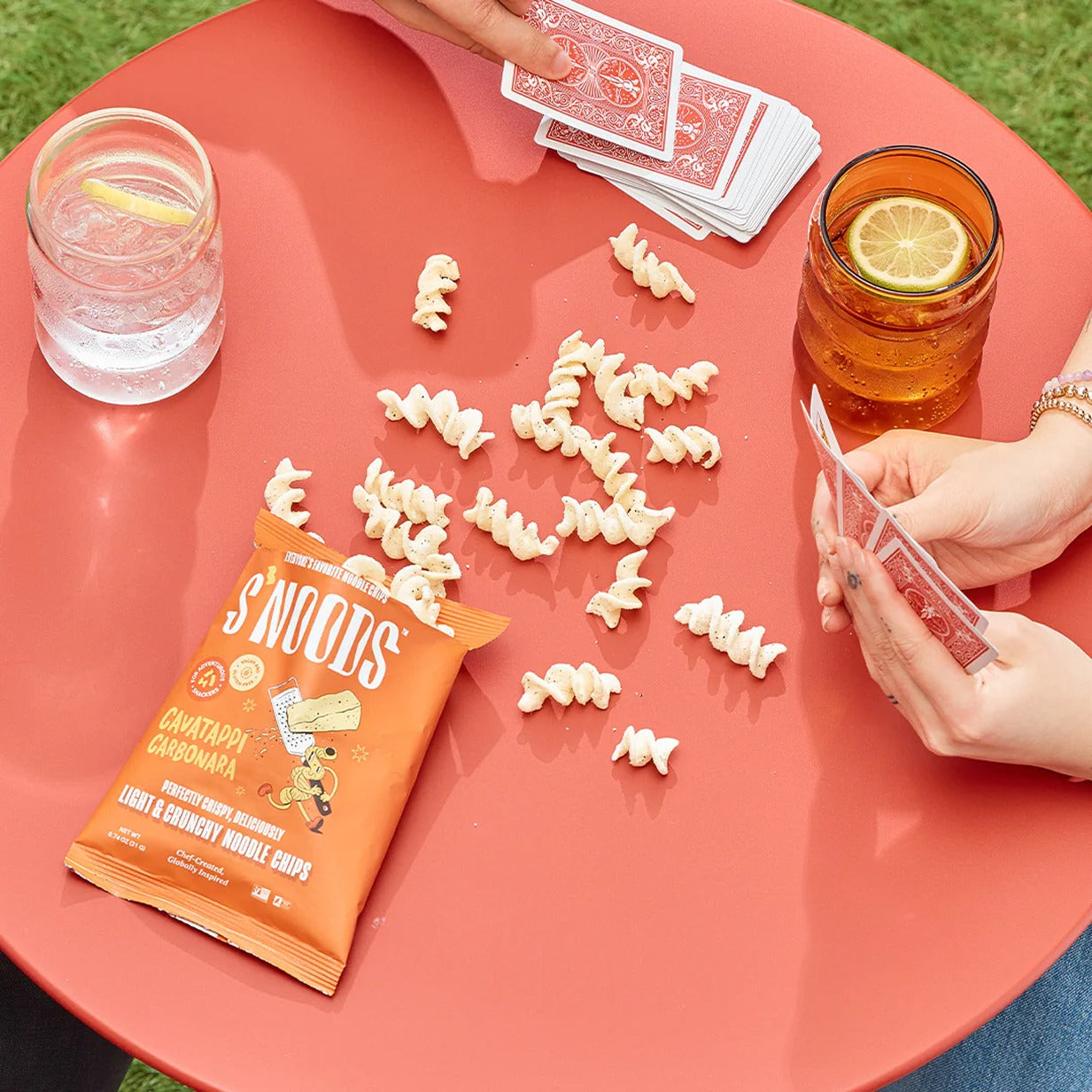 Cavatappi Carbonara Chips