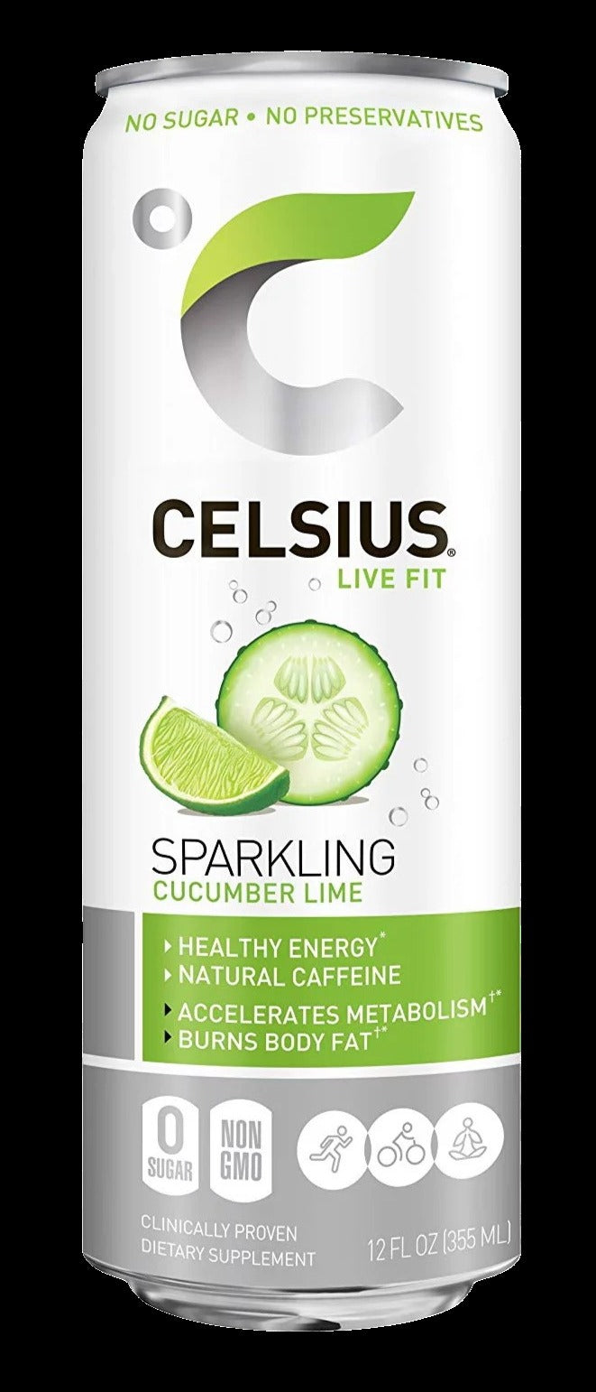 Cucumber Lime Sparkling Water (12 Pack)