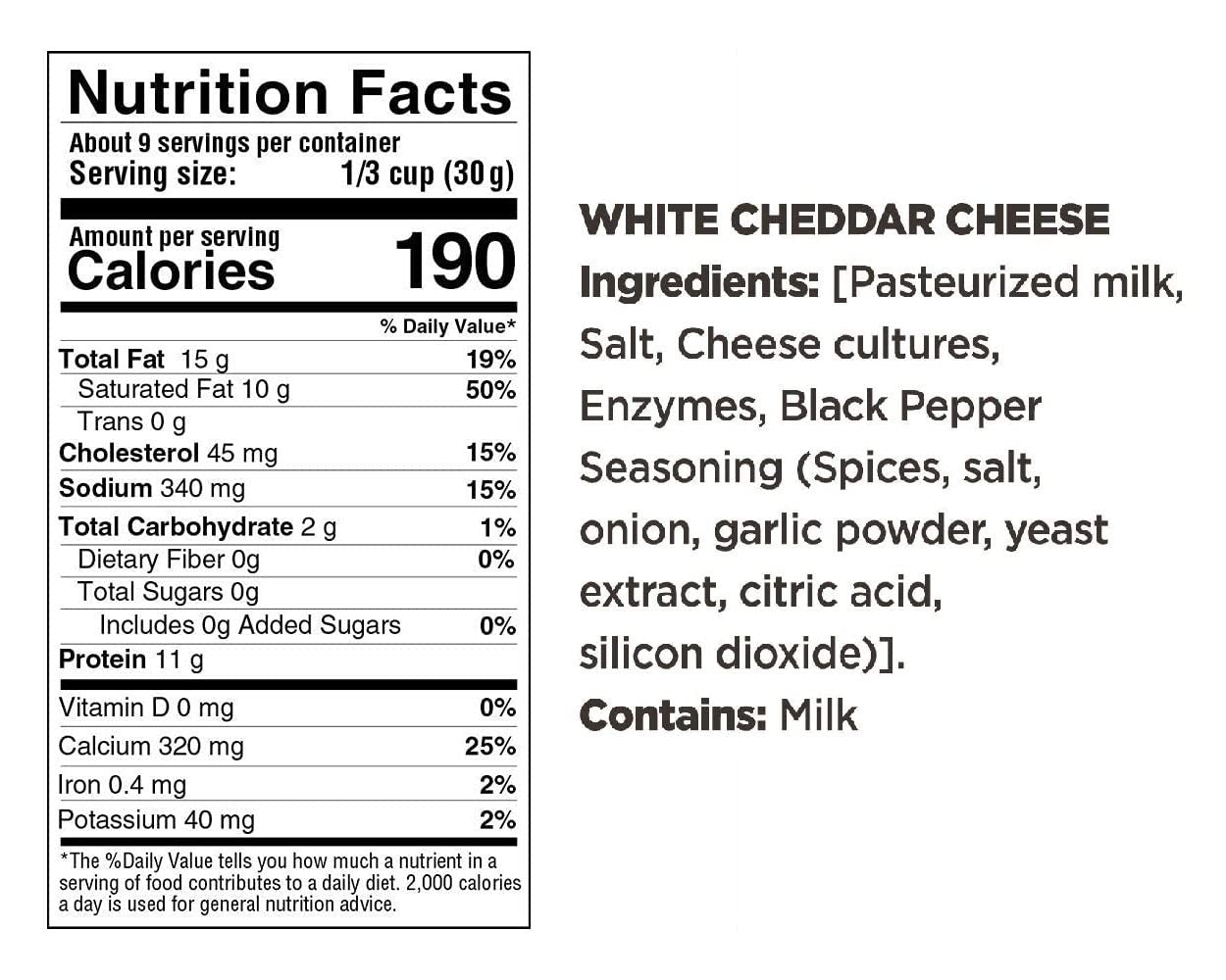 White Chedda Black Peppa Bites